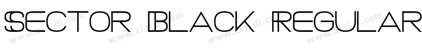 Sector Black Regular字体转换